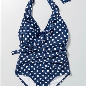 Reese ModCloth Polkadot One Piece Swimsuit NWT XL